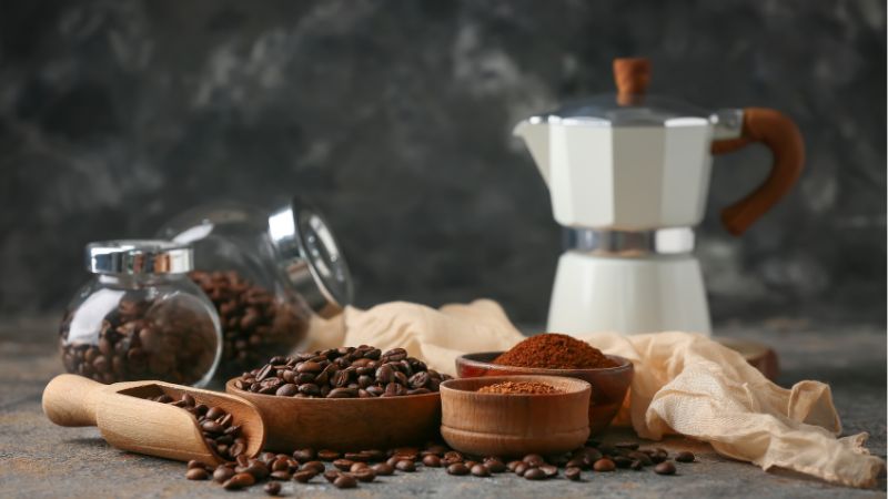 Grãos de café